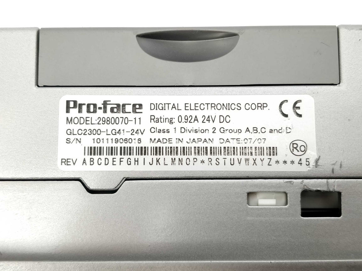 Pro-Face GLC2300-LG41-24V Monochrome Touchscreen LCD