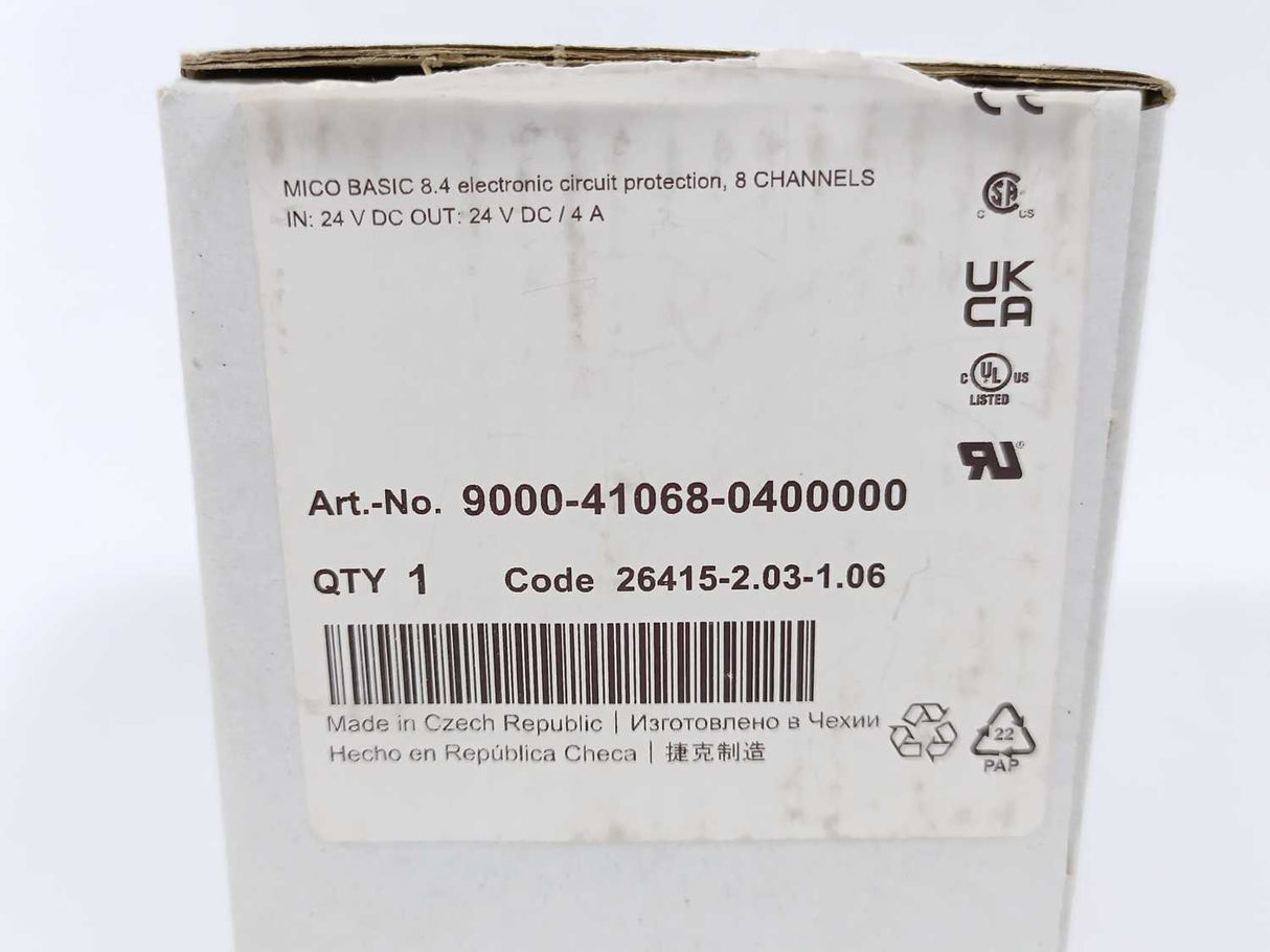 MURR Elektronik 9000-41068-0400000 MICO BASIC 8.4 Electronic Circuit Protection