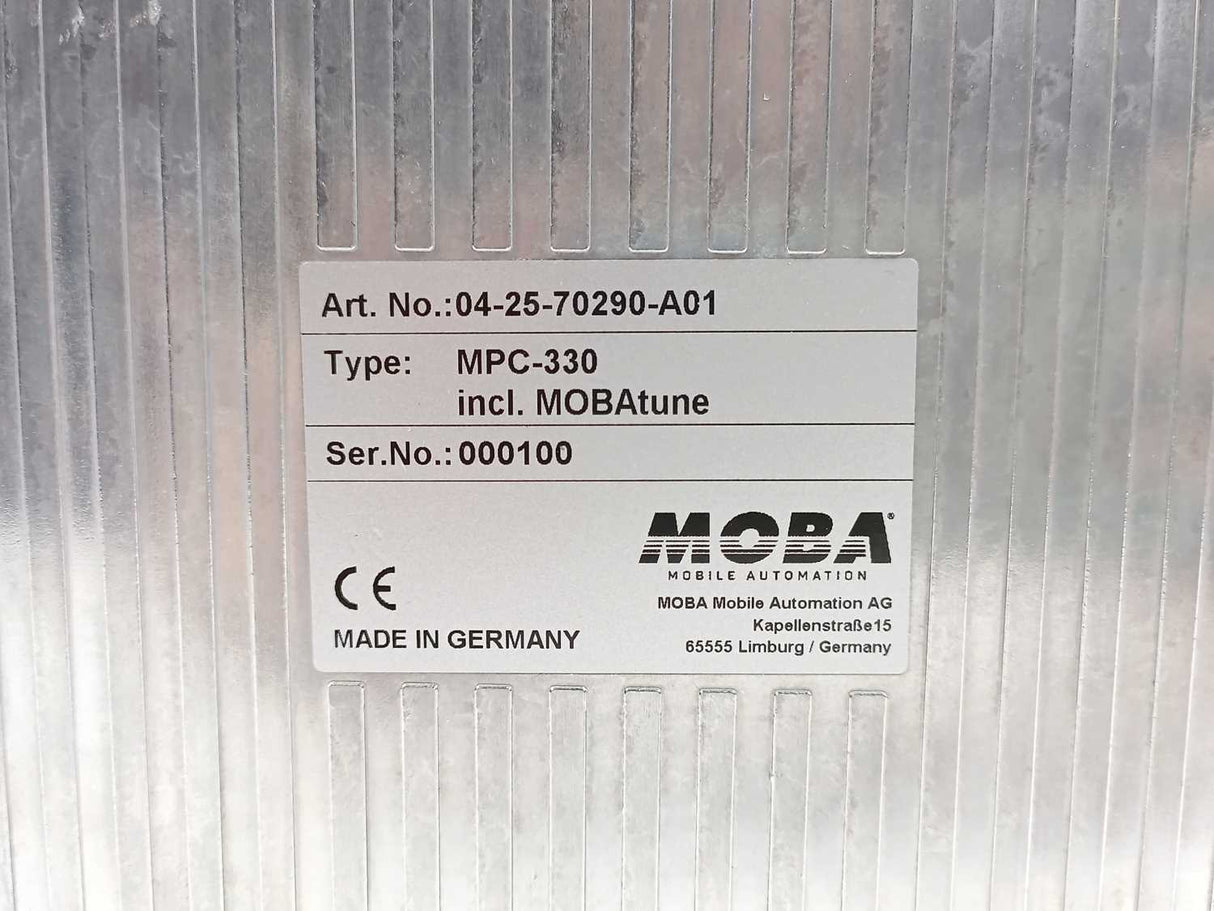 MOBA MOBILE AUTOMATION MPC-330 04-25-70290-A01