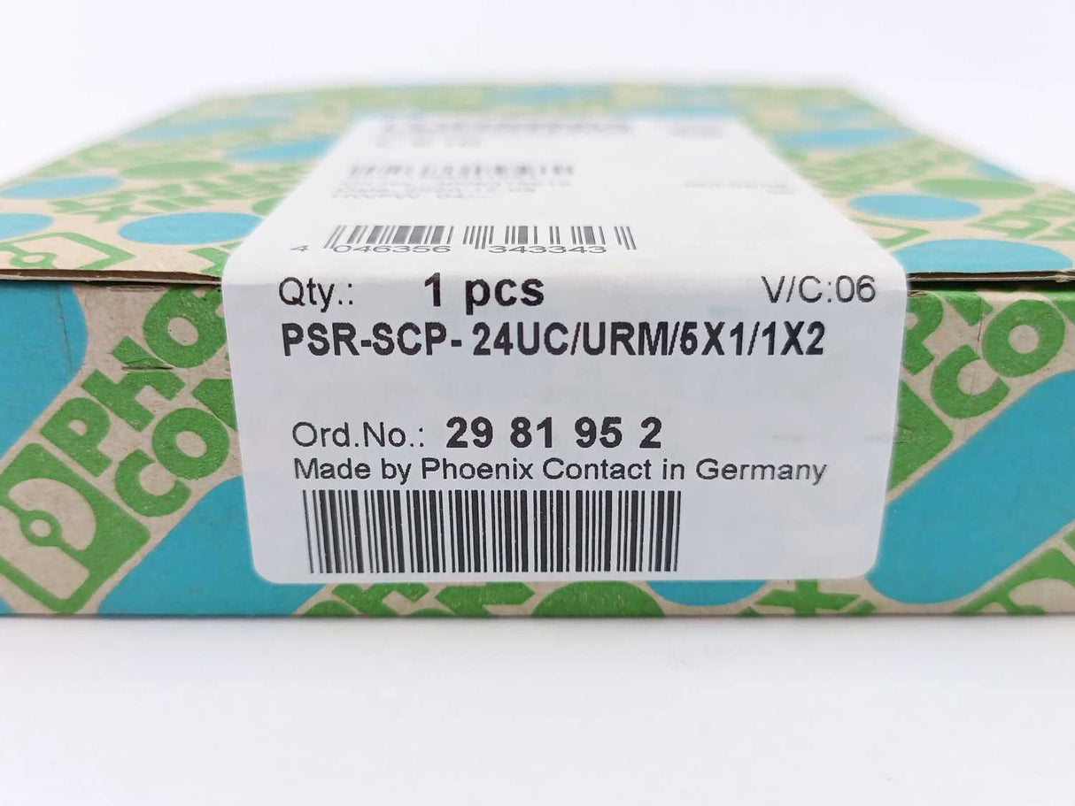 Phoenix Contact 2981952 PSR-SCP- 24UC/URM/5X1/1X2 Coupling Relay