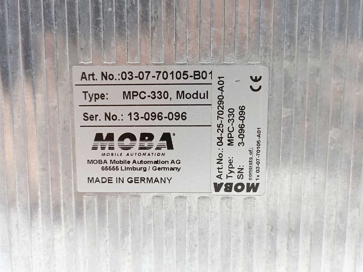 MOBA MOBILE AUTOMATION MPC-330 04-25-70290-A01