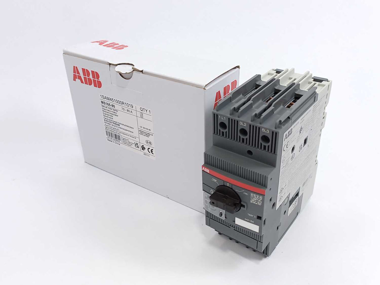 ABB 1SAM451000R1019 Manuel Motor Starter MS165-80