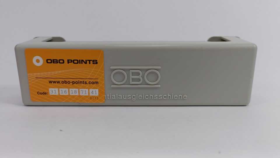 Obo Bettermann 5015073 Equipotential Bonding Rail with Plastic Base Plate
