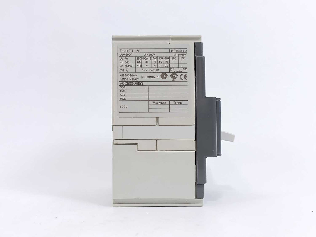 ABB 1SDA051157R1 T2L160 Service Breakers