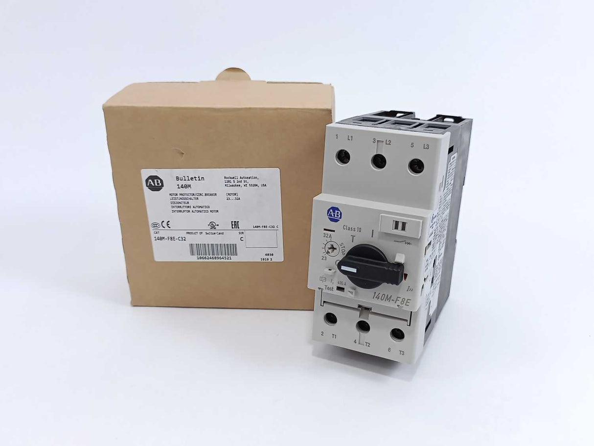 AB 140M-F8E-C32 Ser. C Motor Protector/Circuit Breaker