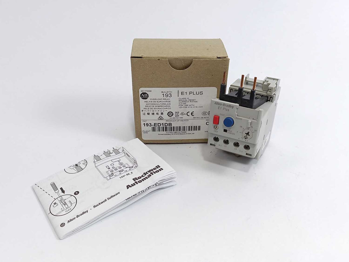 AB 193-ED1DB Ser. C IEC Overload Relay 3.2-16A