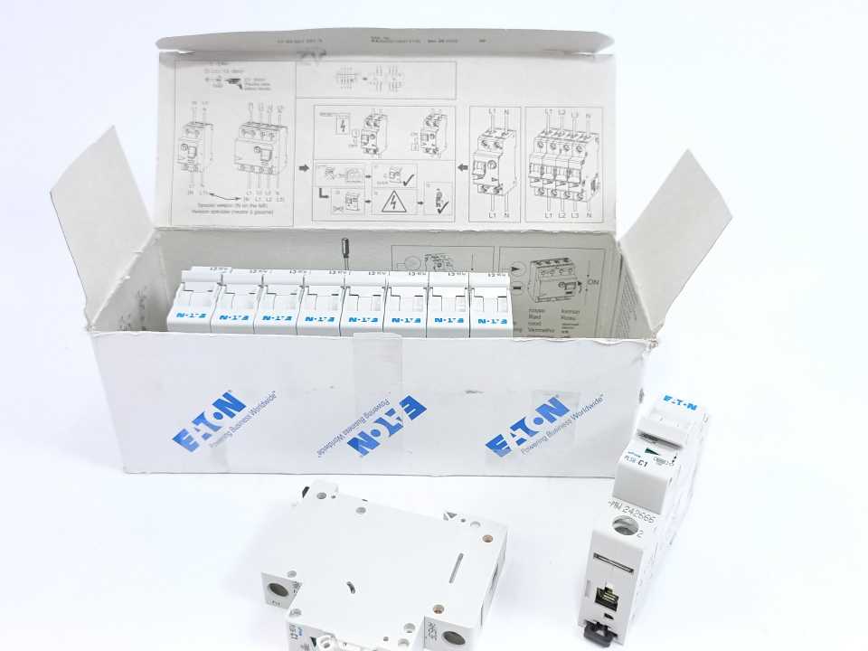 Eaton 242666 Miniature Circuit Breaker PLS6-C1-MW Batch 10pcs.