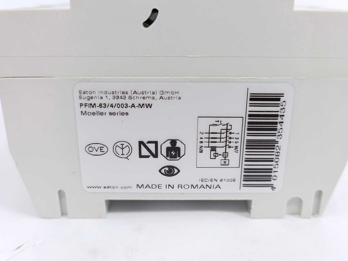 Eaton 235443 Residual Current Circuit Breaker PFIM-63/4/003-A-MW