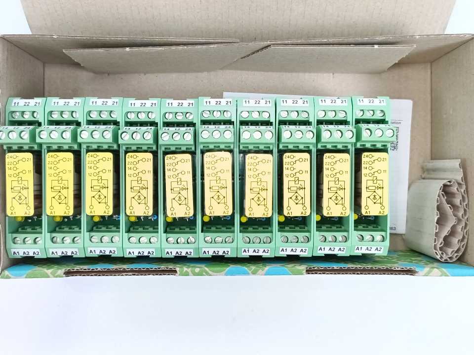 Phoenix Contact 2981363 PSR-SCF- 24UC/URM/2X21 Coupling Relay Batch 10 pcs.