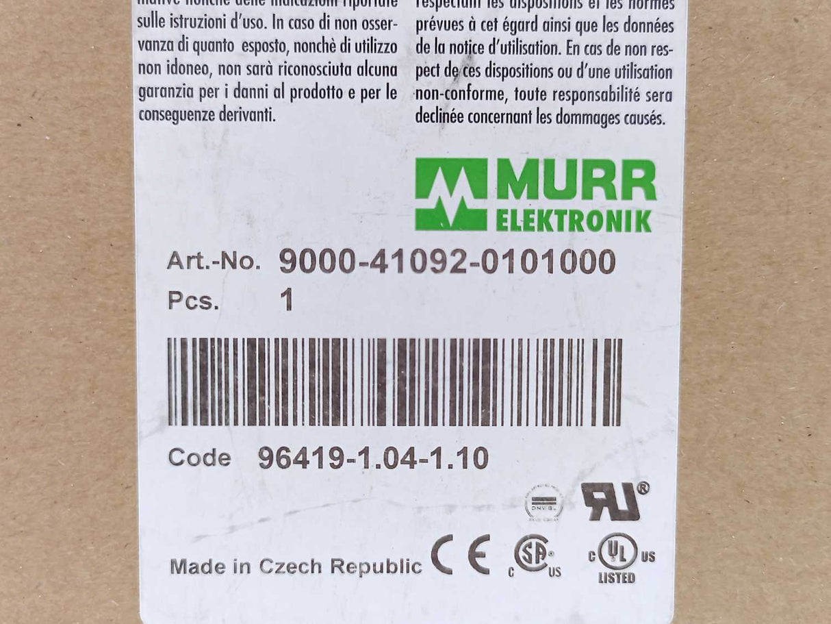 MURR Elektronik 9000-41092-0101000 Mico Pro Circuit Protection, 2 Channels