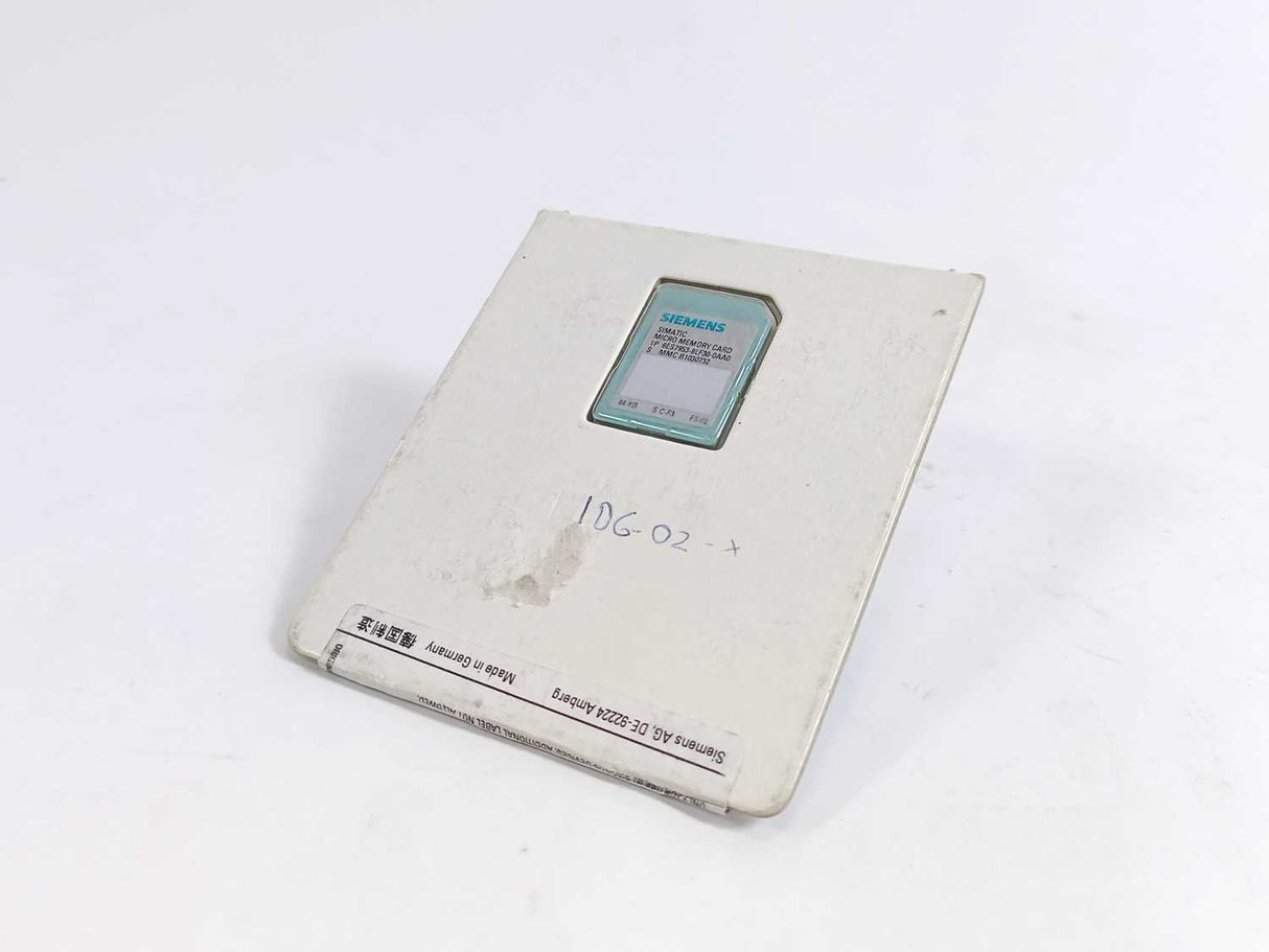 Siemens 6ES7953-8LF30-0AA0 Micro Memory Card 64 KB