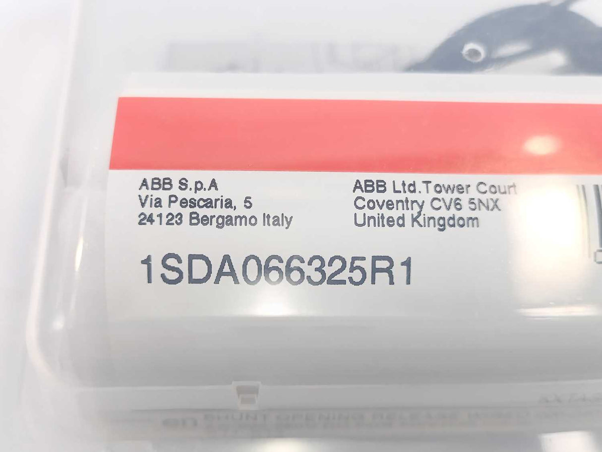 ABB 1SDA066325R1 Shunt Opening Release Wired