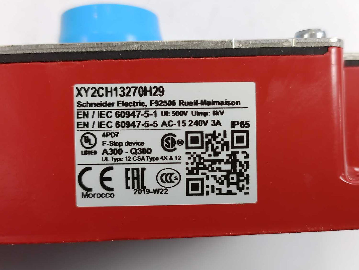TELEMECANIQUE XY2CH13270H29 Emergency Stop Rope Pull Switch