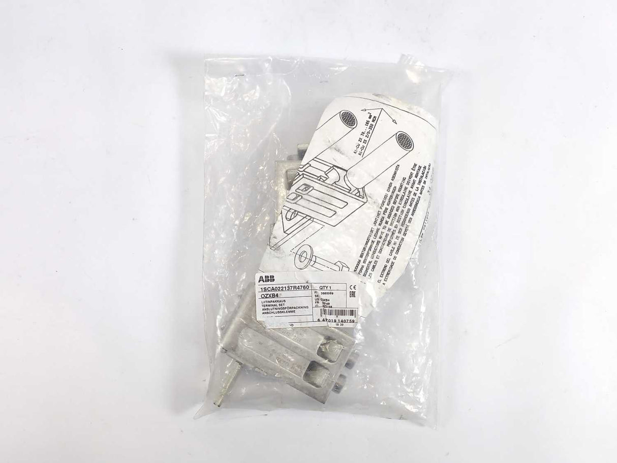 ABB 1SCA022137R4760 OZXB4 Terminal Set 3pcs.