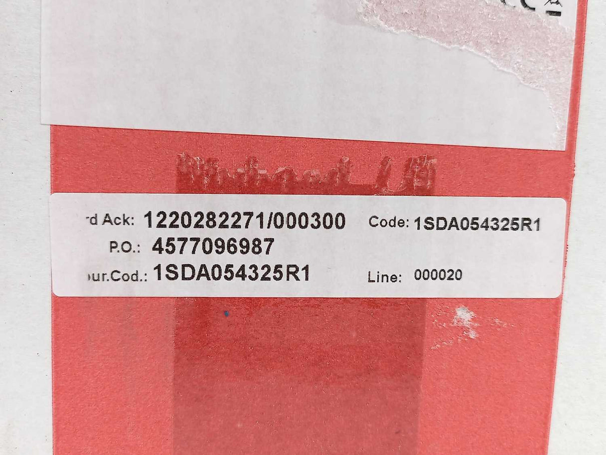 ABB 1SDA054325R1 Circuit Breaker T5N 400 PR221DS-LS/I In=400 4p F F
