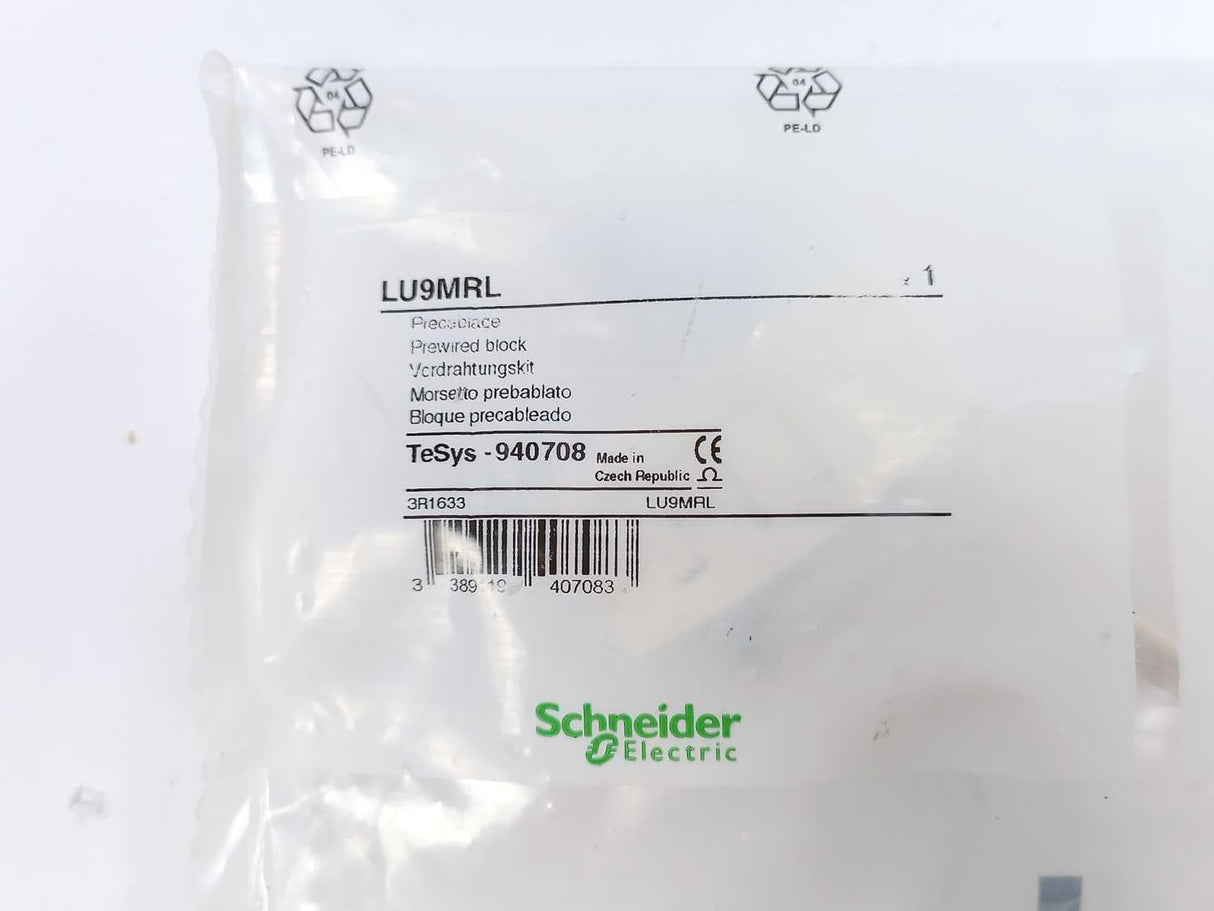 Schneider Electric LU9MRL TeSys-940708 Prewired block