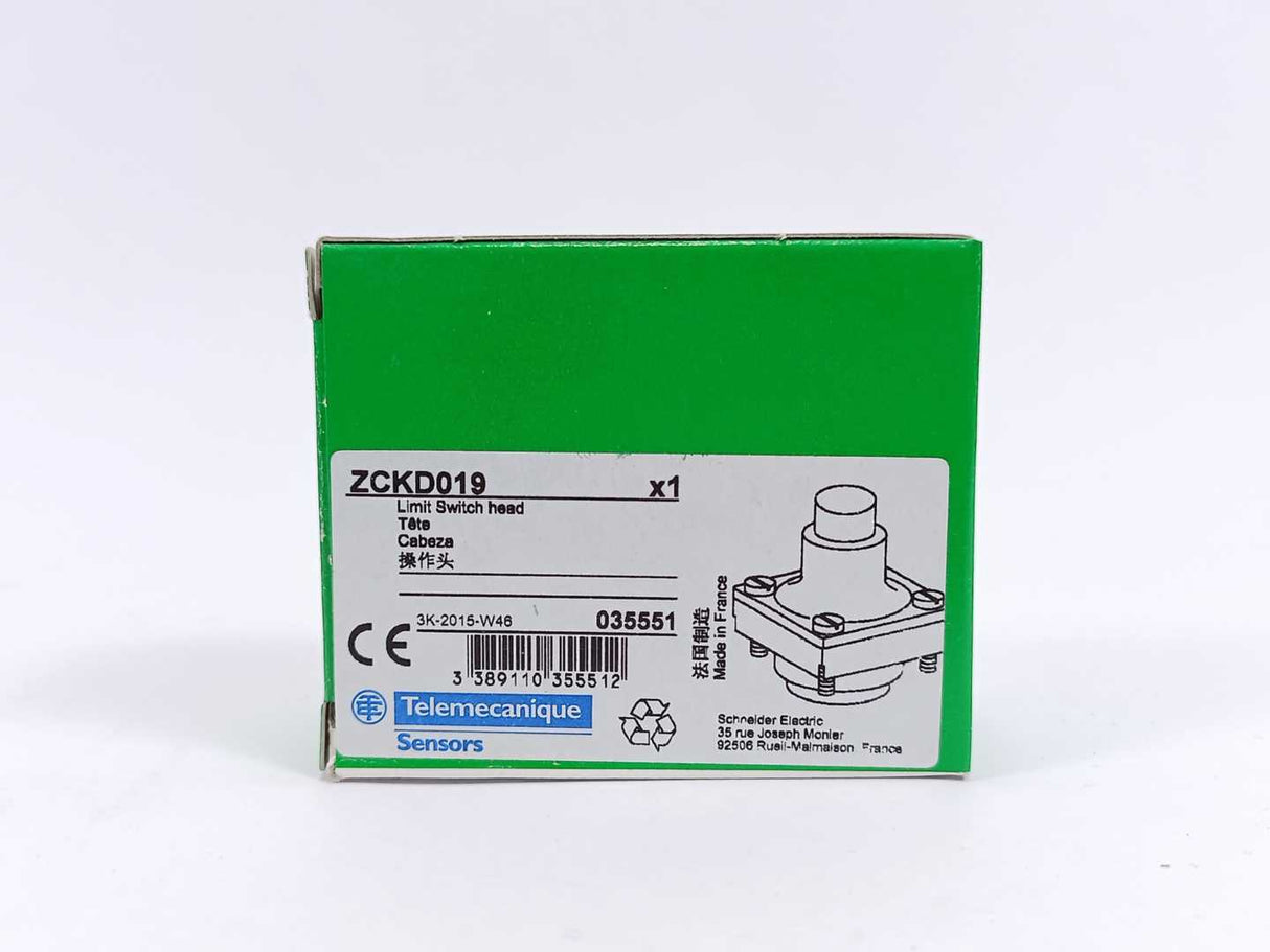 Schneider / Telemecanique ZCK-D019 Limit Switch Head