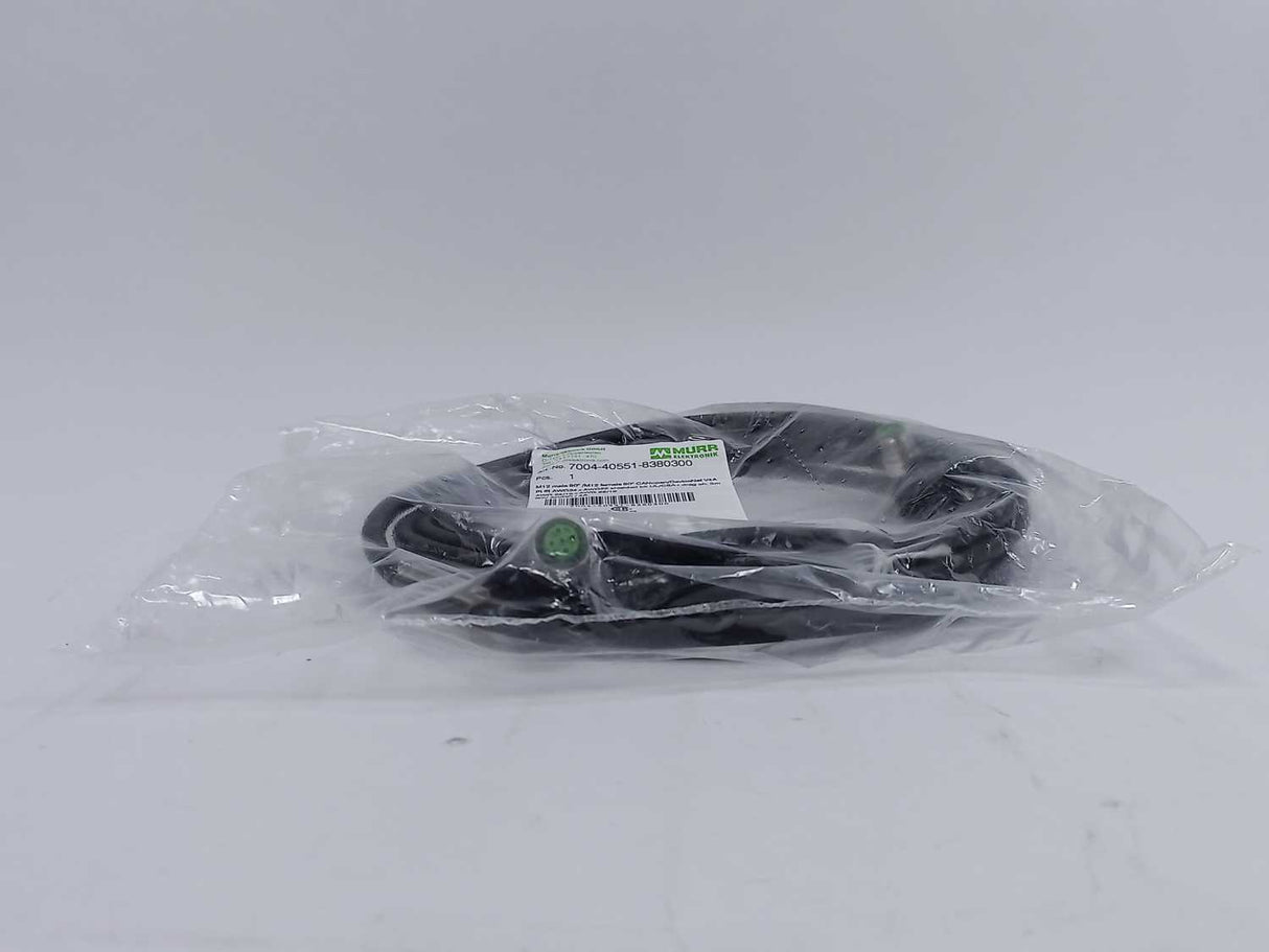 MURR Elektronik 7004-40551-8380300 M12 male 90° / M12 female 90° A-cod. V4A