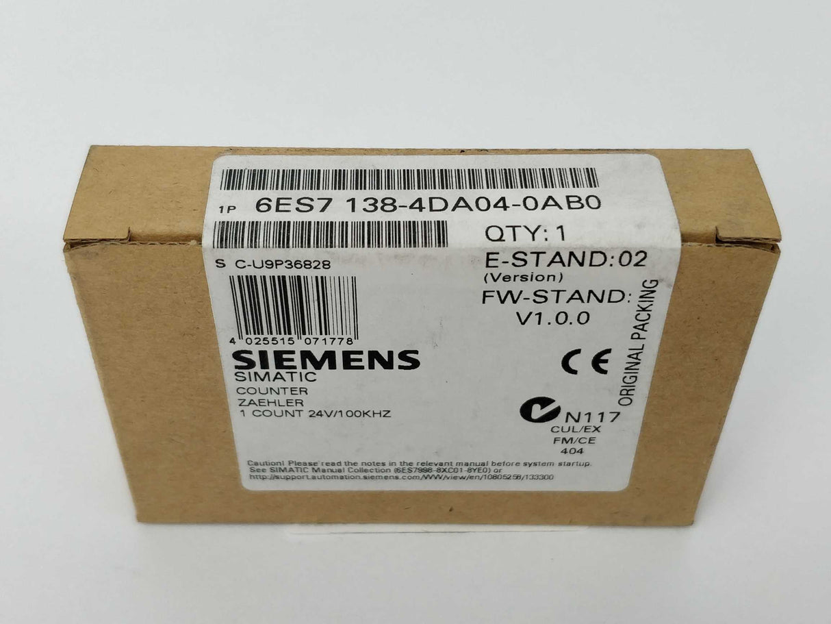 Siemens 6ES7138-4DA04-0AB0 SIMATIC Counter