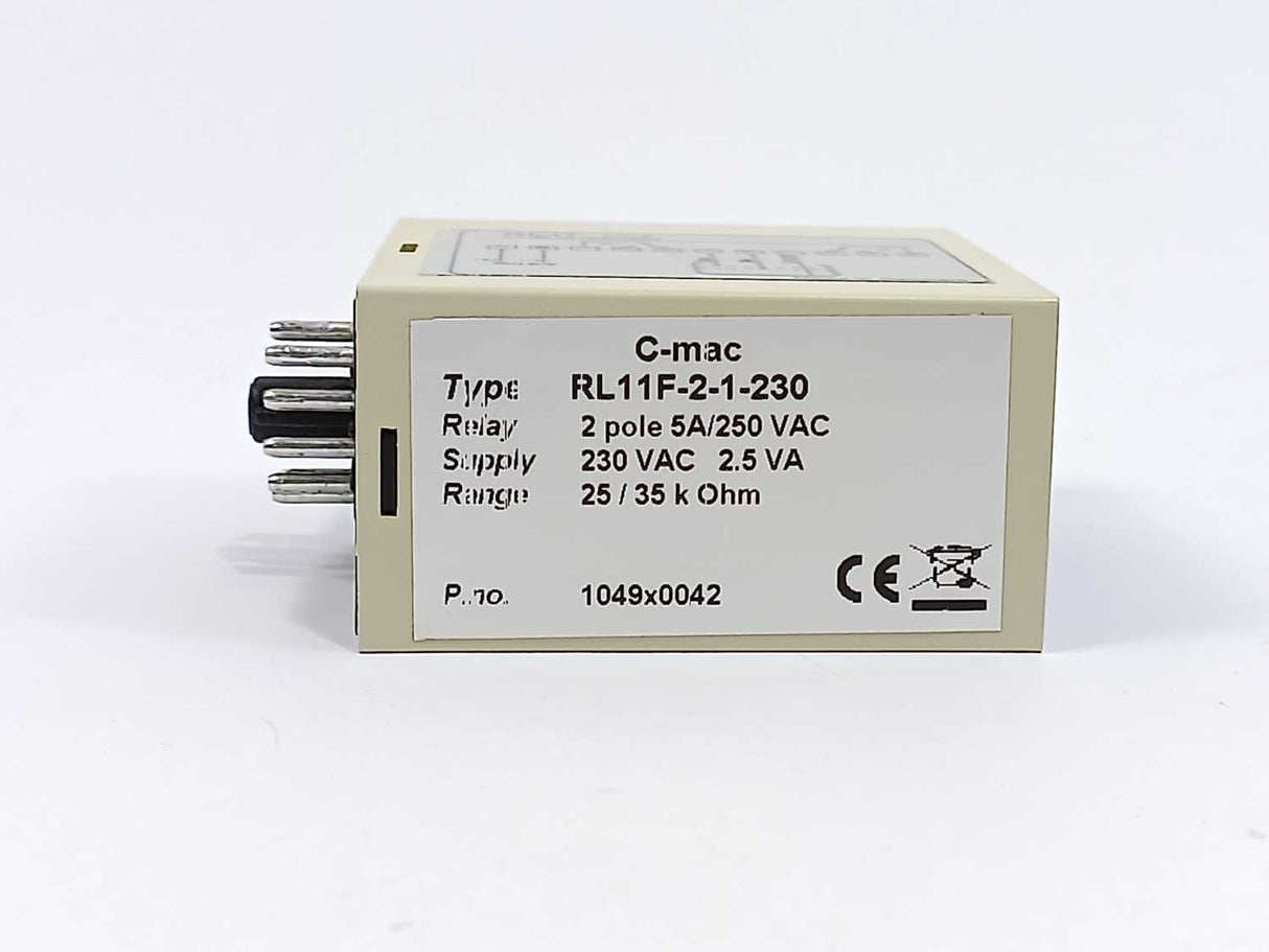 C-mac RL11F-2-1-230 Level Control Relay