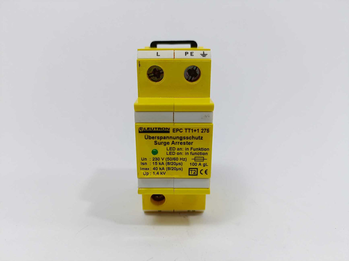 Leutron EPC TT1+1 275 SPD type 2 for AC power supplies, 13778