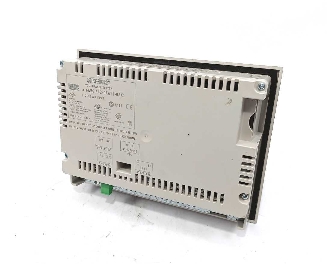 Siemens 6AV6642-0AA11-0AX1 SIMATIC Touch Panel TP 177A