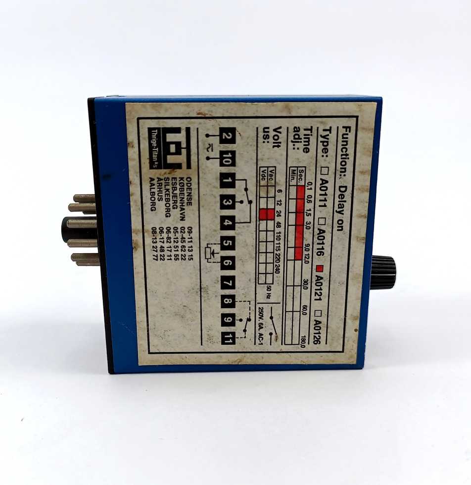 Thrige-Titan A/S A0121 Industrial Control System