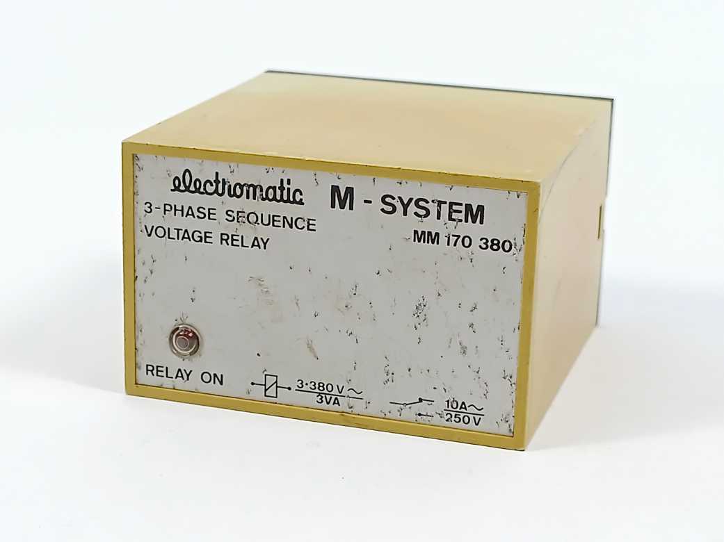 Electromatic MM170380 3-Phase Sequence Voltage Relay