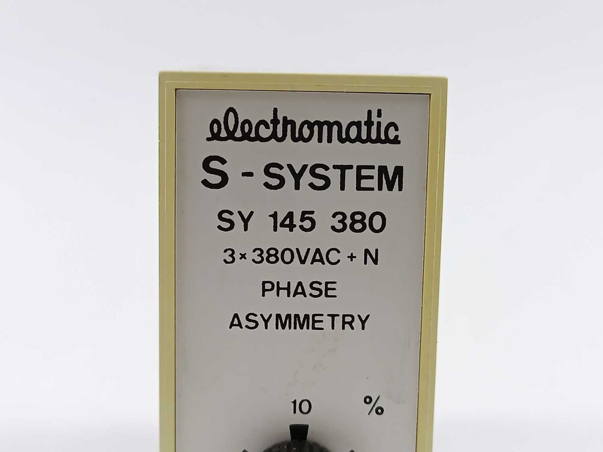Electromatic SY145380 S-System Asymmetry control 3PH 380VAC
