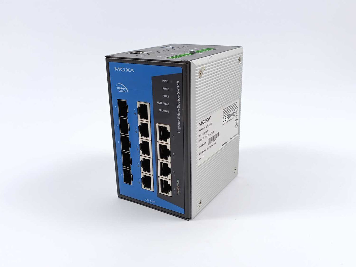 Moxa EDS-G509 Gigabit EtherDevice Switch, layer 2 managed switch