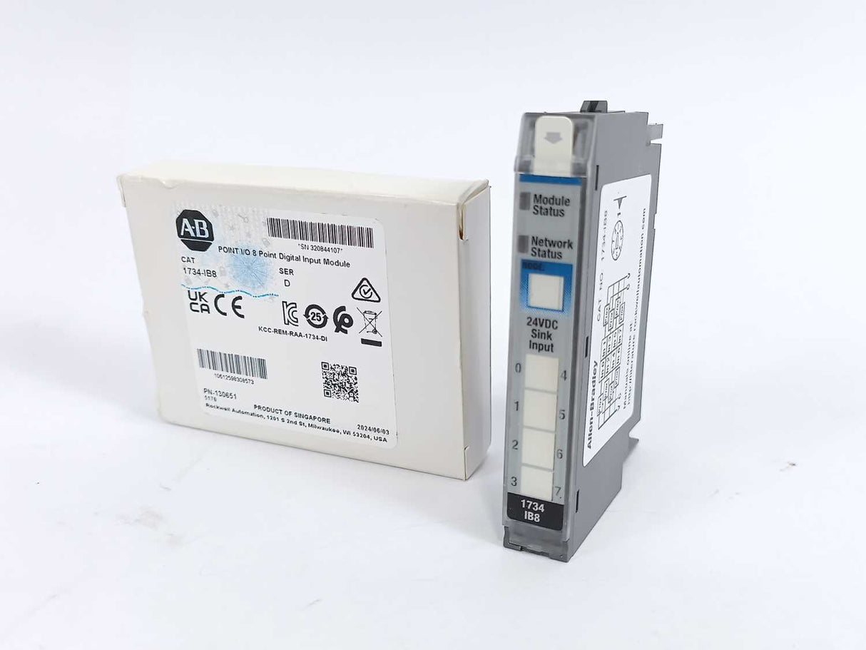 AB 1734-IB8 POINT I/O 8 Point Digital Input Module Ser.D