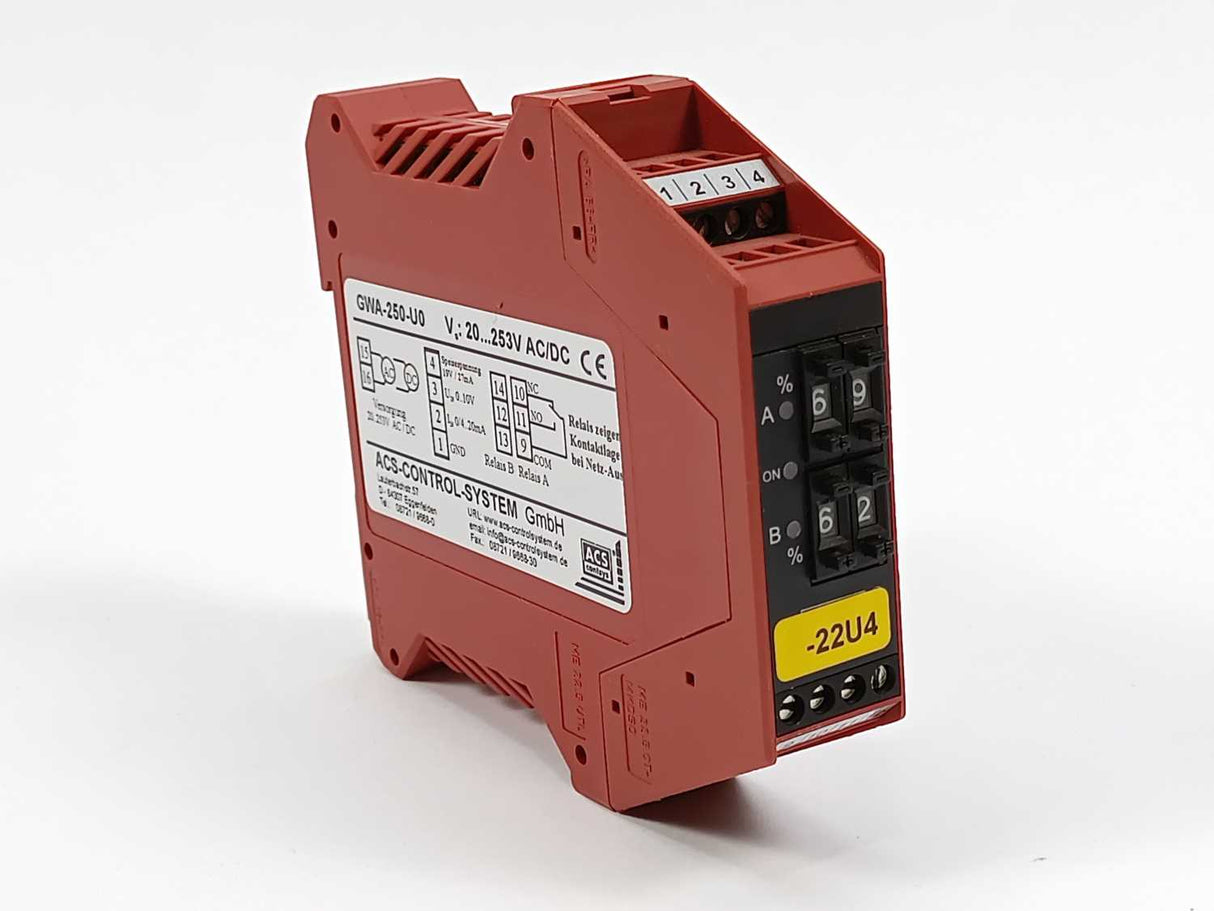 ACS-Control-System GmbH GWA-250-U0 Digital dual limit value switch