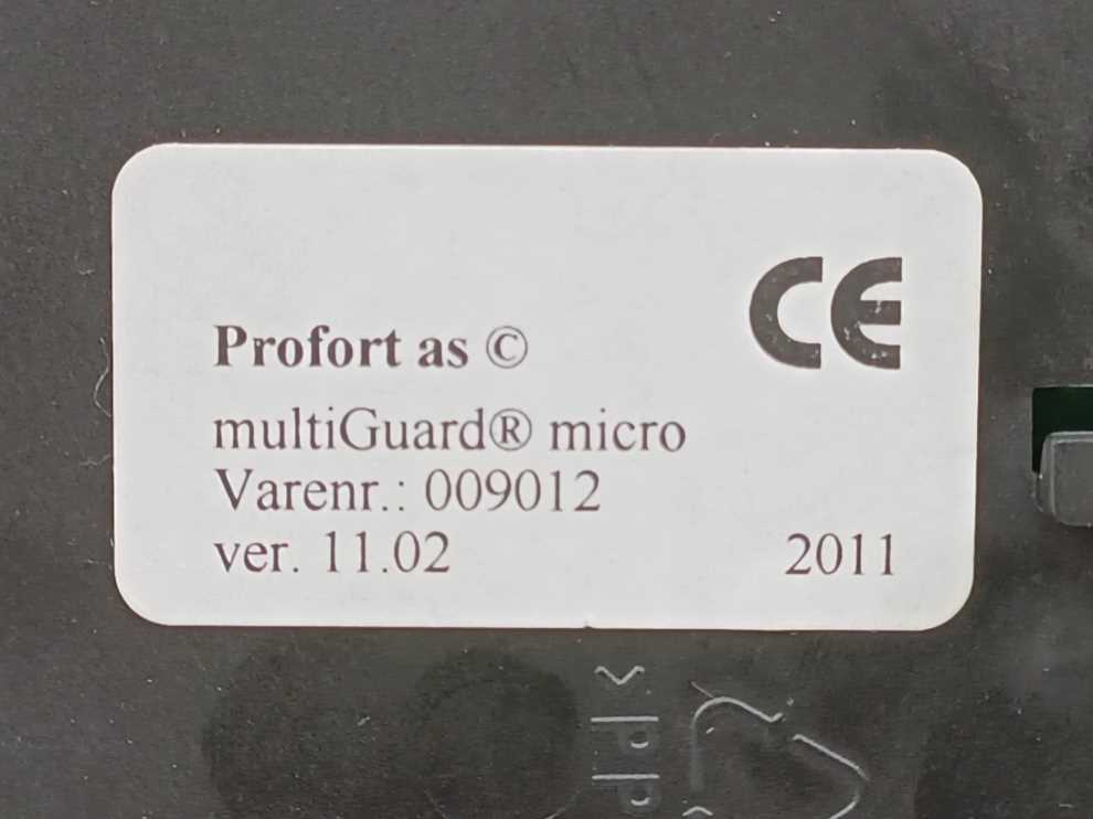 PROFORT 009012 RS232 multiGuard® DIN4
