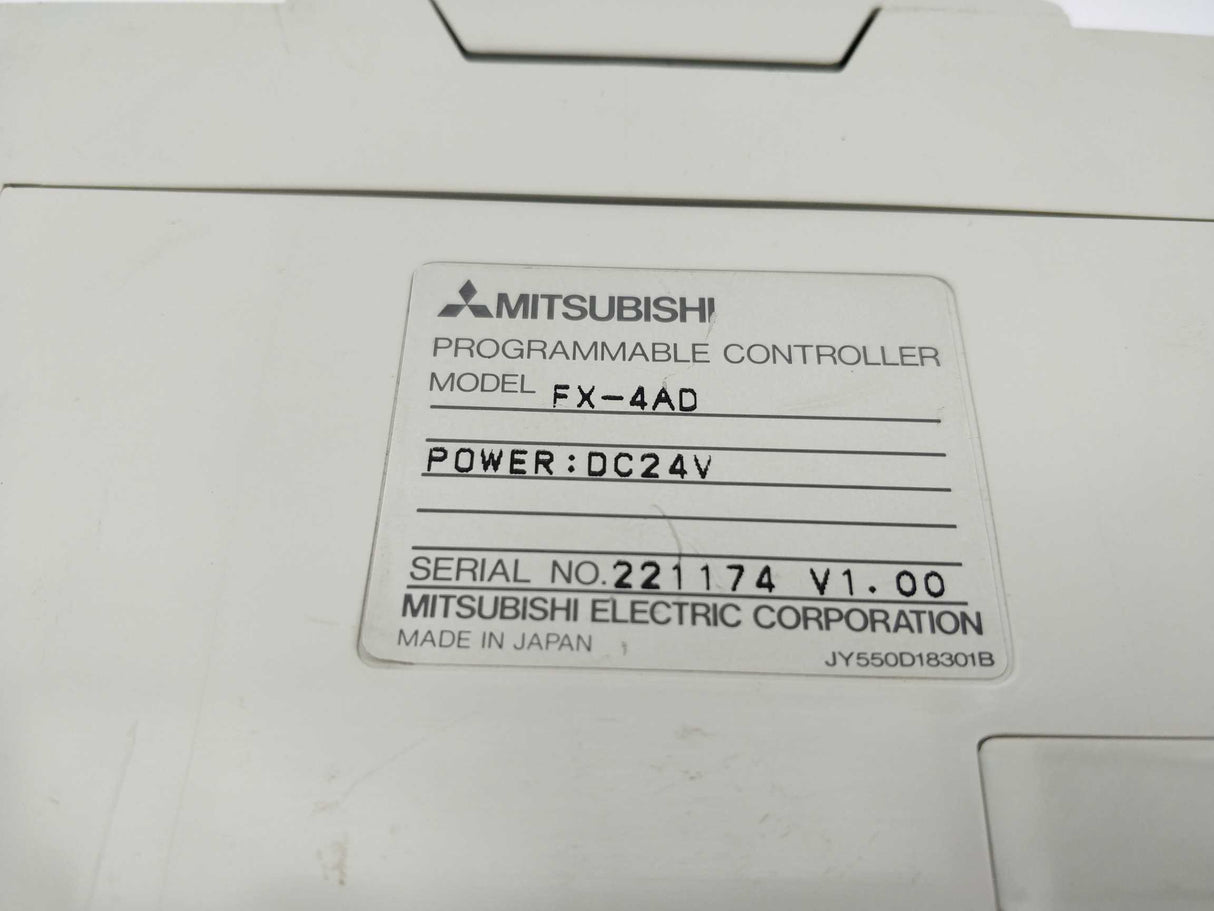 Mitsubishi FX-4AD Programmable controller v3.10