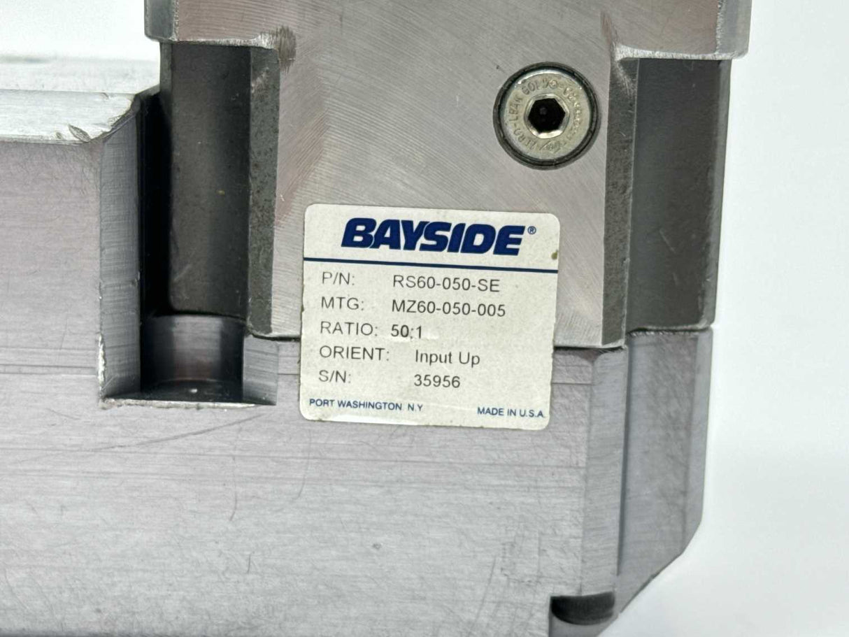 Parker Bayside RS60-050-SE Gen II Stealth Gearhead "Right Angle" mz60-050-005