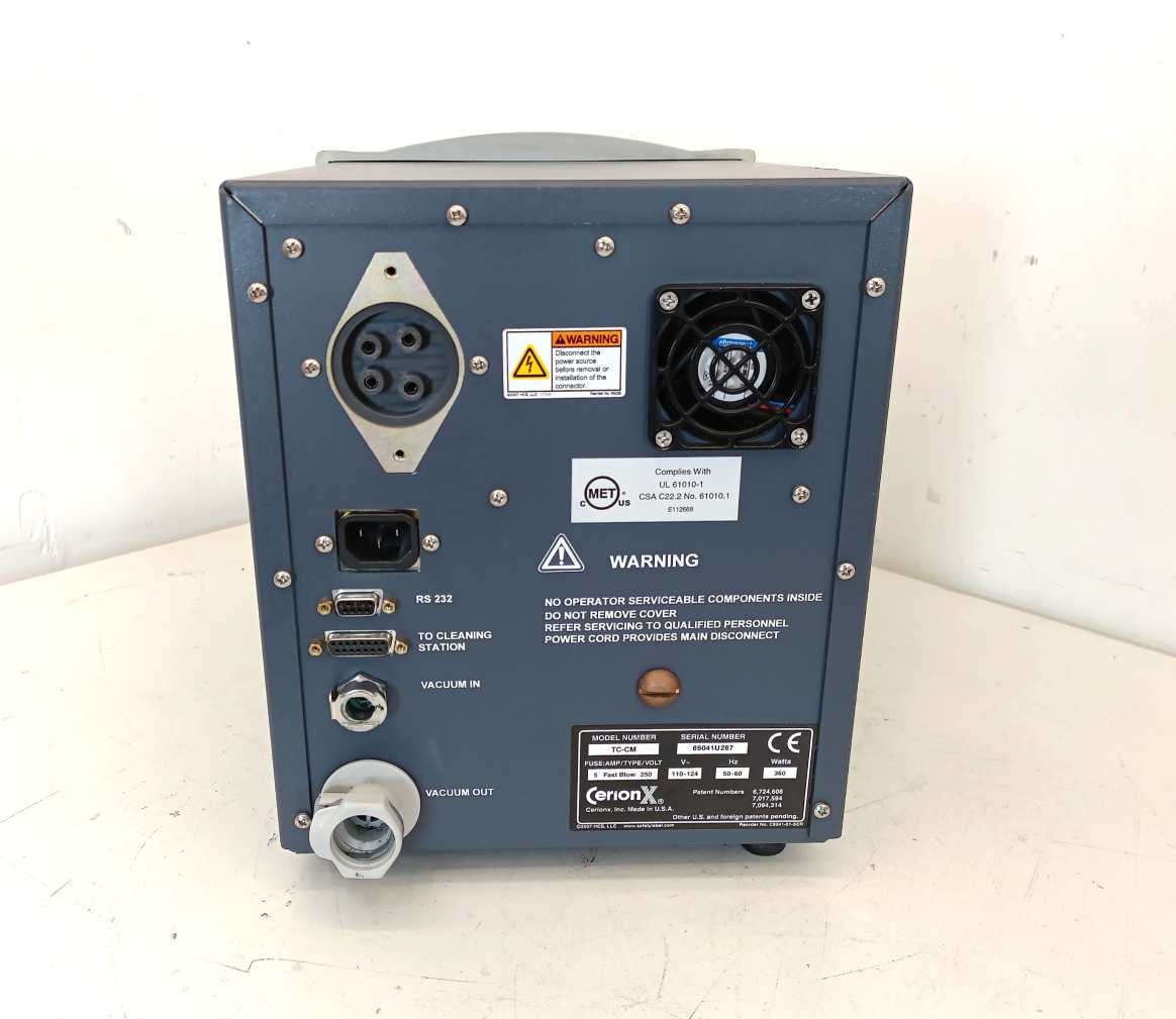 cerionX TC-CM Plasma-based cleaner for pipette tips 220V