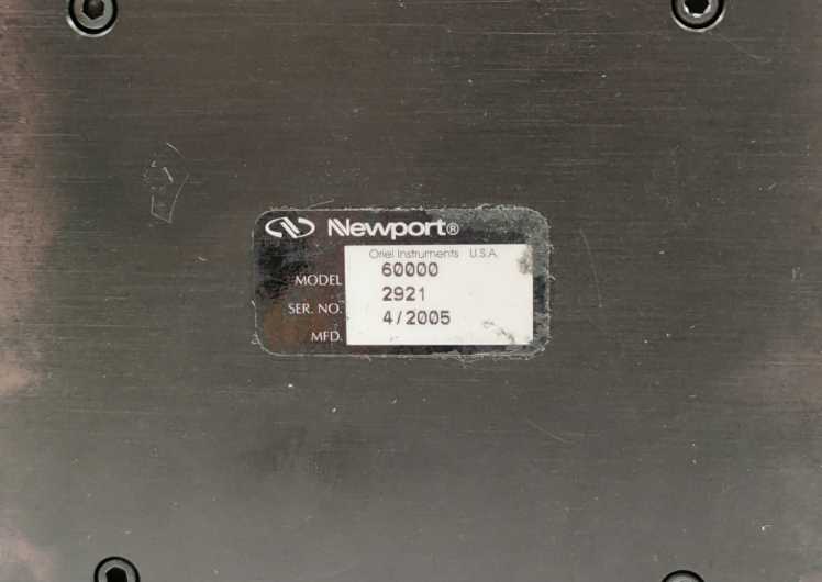 Oriel Instruments 60000 Lamp