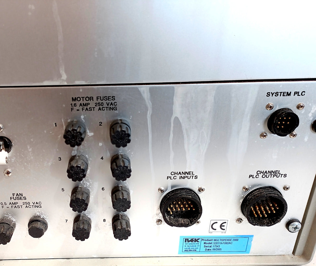 IVEK 520119-F06DAC Multispense 2000 Multi Channel Liquid Controler 110V