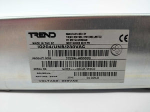 TREND IQ204/UNB/230VAC IQ204-400008 programmable unitary controller