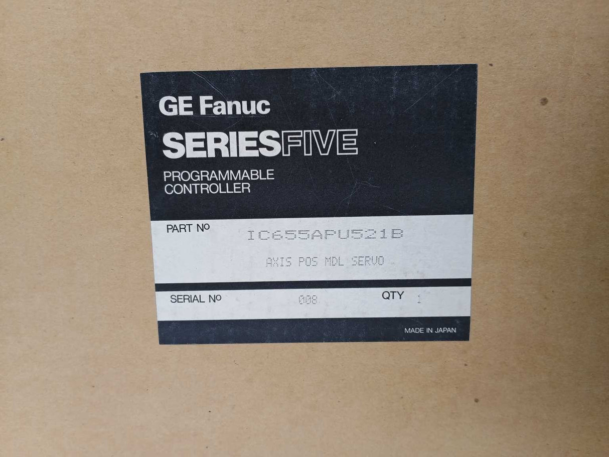 GE Fanuc IC655APU521B Axis Positioning Module