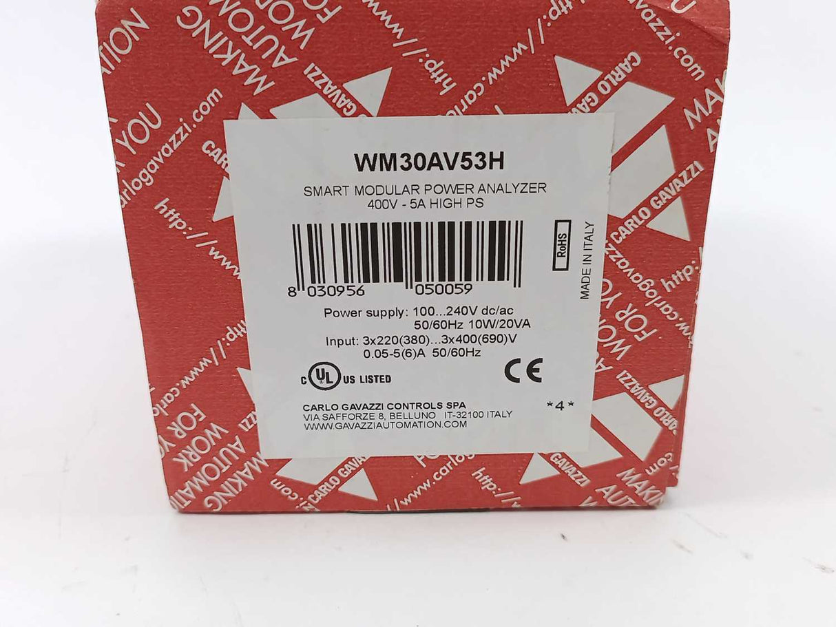 Carlo Gavazzi WM30AV53H Smart Modular Power Analyzer