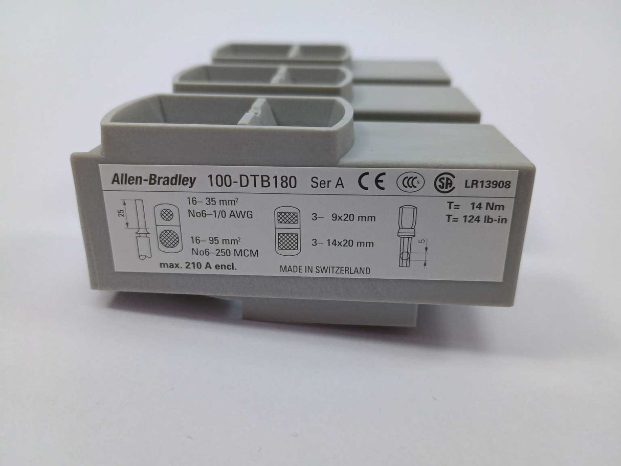 AB 100-DTB180 Ser. A Set of Frame Terminal Block 2Pcs