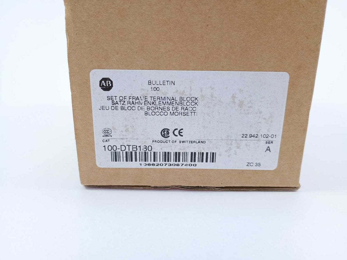 AB 100-DTB180 Ser. A Set of Frame Terminal Block 2Pcs