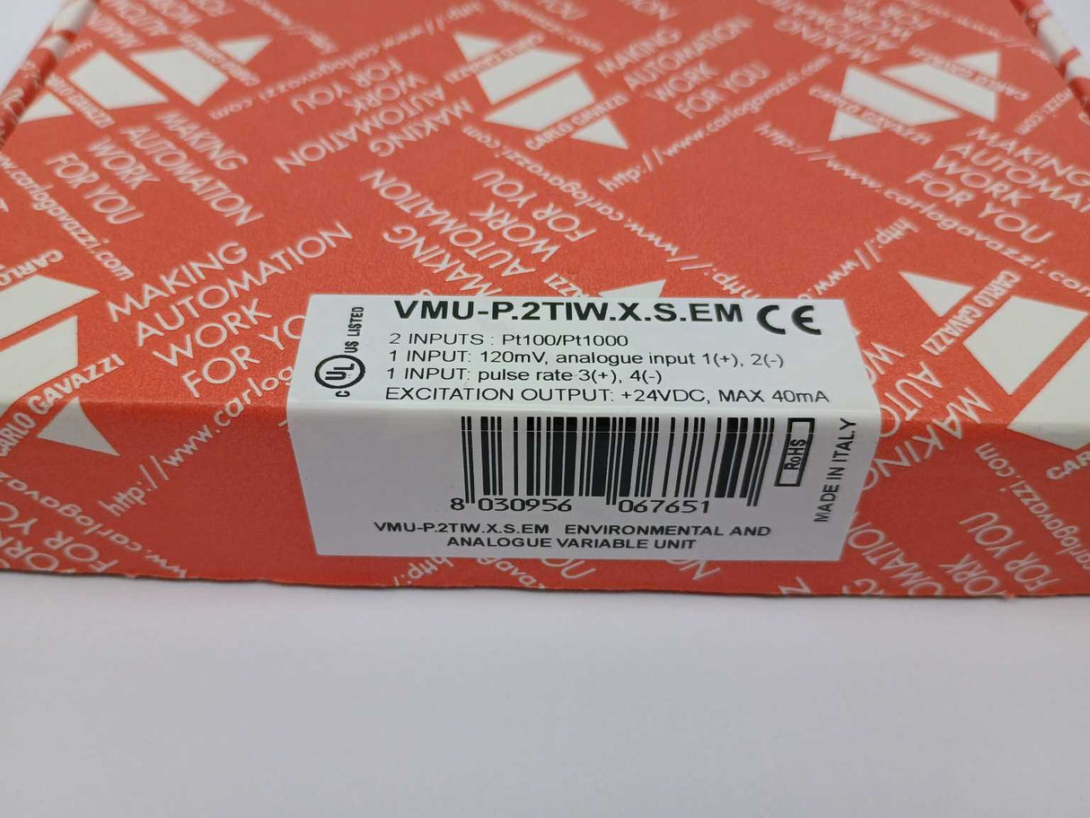 Carlo Gavazzi VMU-P.2TIW.X.S.EM ENVIRONMENTAL AND ANALOGUE VRIABLE UNIT