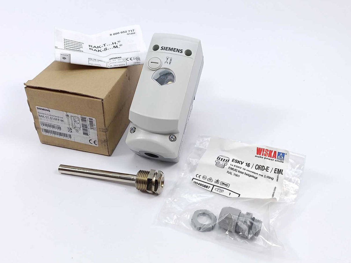 Siemens S55700-P100 RAK-ST.010FP-M - Safety temperature limiter fixed 95 °C
