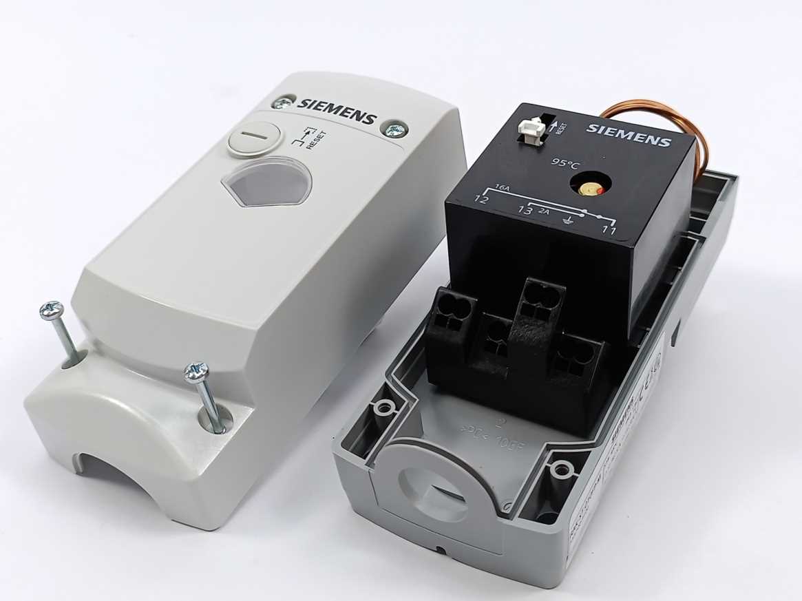 Siemens S55700-P100 RAK-ST.010FP-M - Safety temperature limiter fixed 95 °C