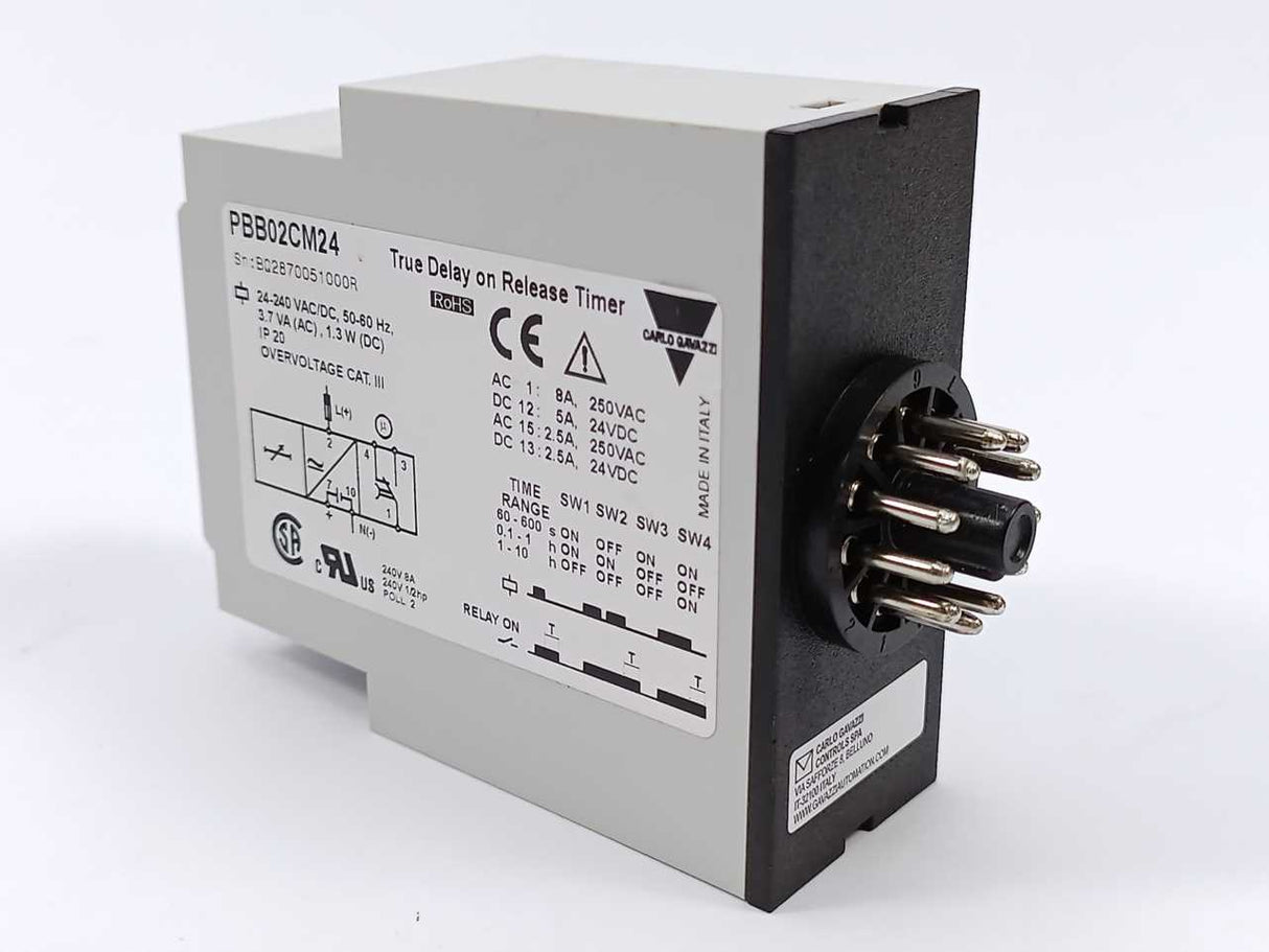 Carlo Gavazzi PBB02CM24 True Delay on Release Timer