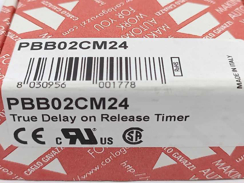 Carlo Gavazzi PBB02CM24 True Delay on Release Timer