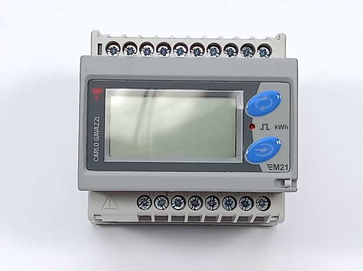 Carlo Gavazzi EM21-72R.VV2.3.X.OS.X w. 2 miniature split-core current sensors