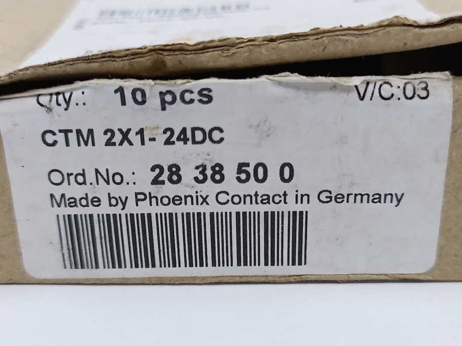 Phoenix Contact 2838500 CTM 2X1- 24DC Surge protection plug 6 Pieces